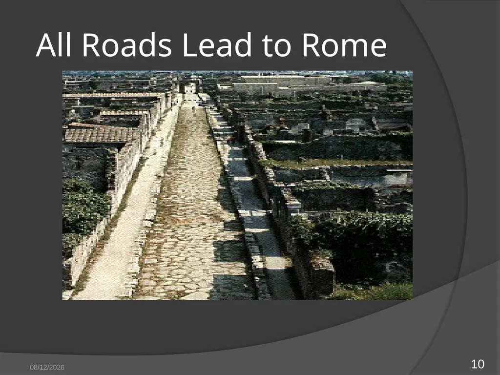 ROMAN CIVILIZATION Presented by, GROUP 11 ANCIENT - slide 10 of 29