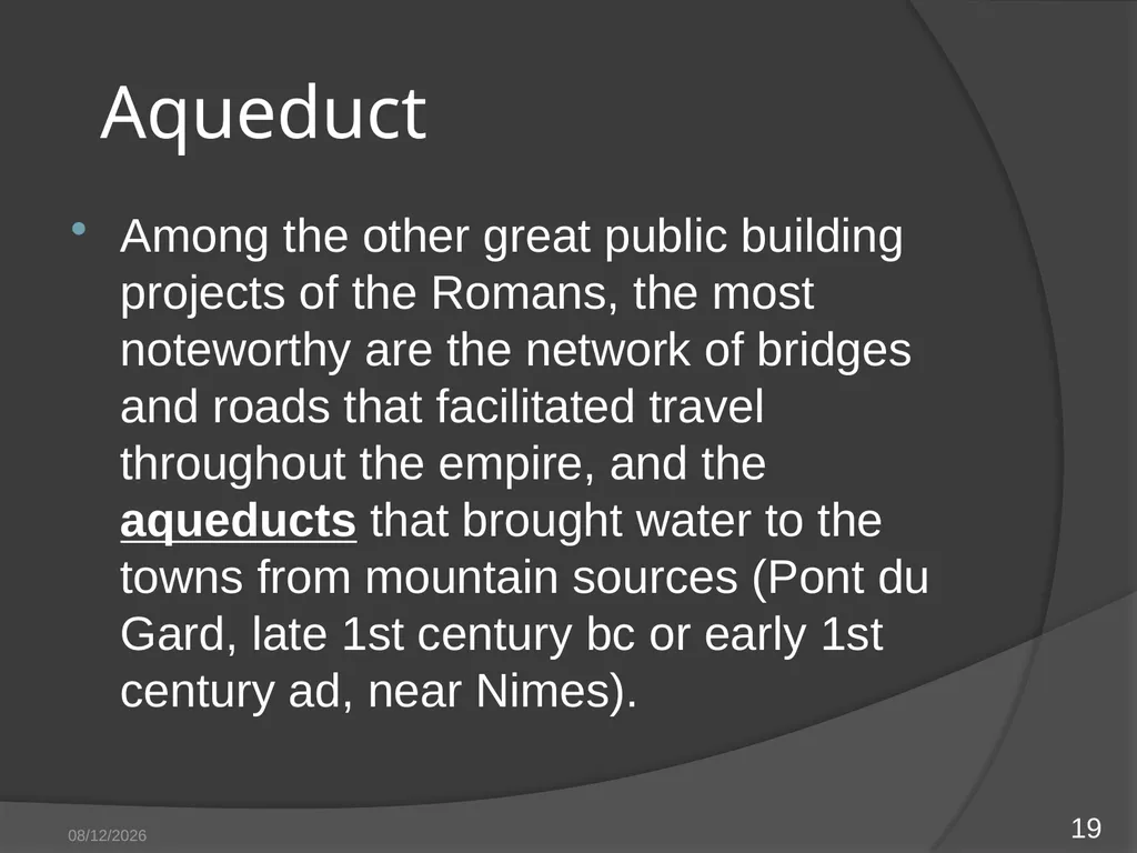 ROMAN CIVILIZATION Presented by, GROUP 11 ANCIENT - slide 19 of 29