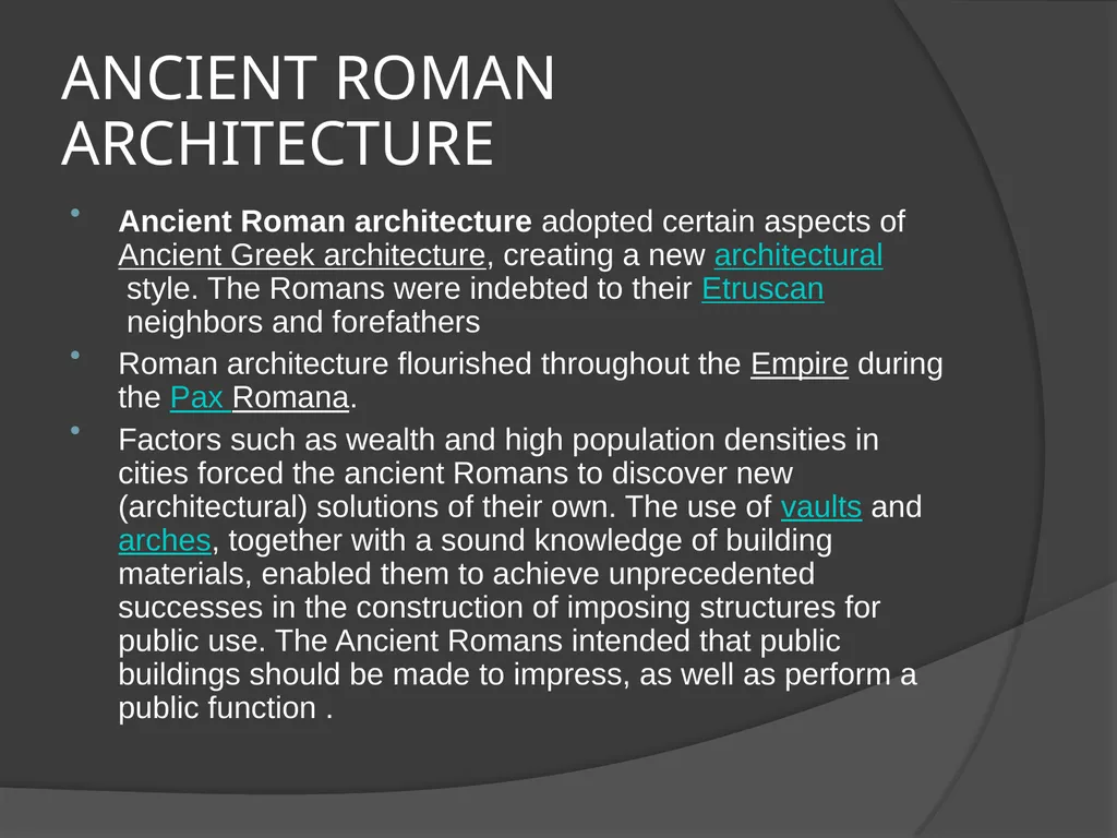 ROMAN CIVILIZATION Presented by, GROUP 11 ANCIENT - slide 2 of 29
