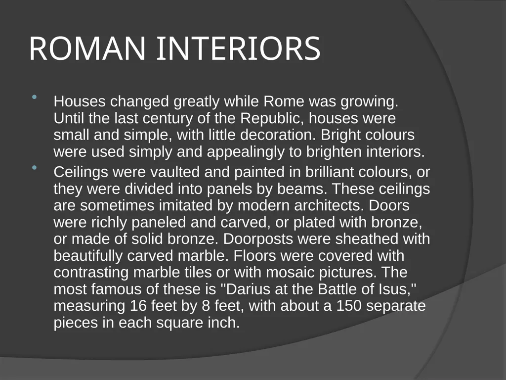 ROMAN CIVILIZATION Presented by, GROUP 11 ANCIENT - slide 25 of 29