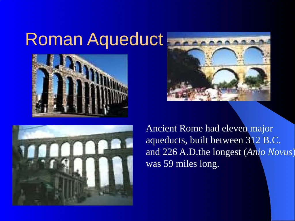 Roman Contributions Mr. Clutter Librarian Villegas - slide 2 of 16