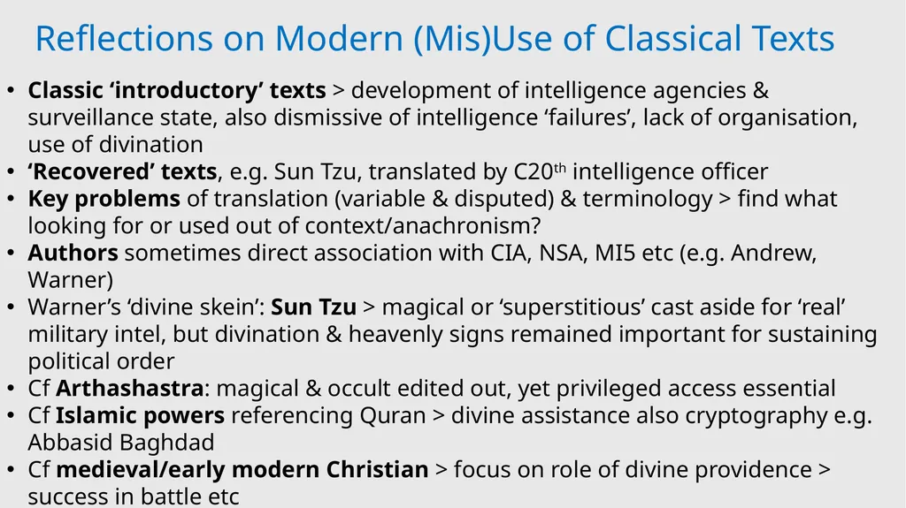 Espionage and Intelligence in the Ancient World - slide 7 of 9