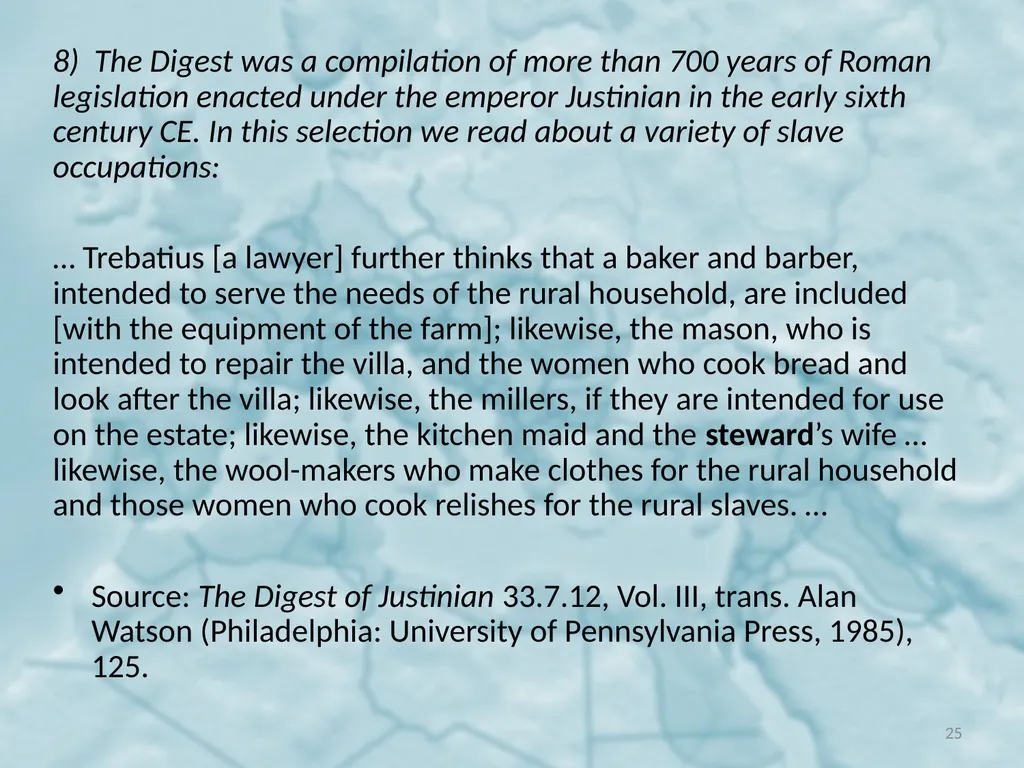 Social Hierarchy in the Roman Empire Emperors, - slide 25 of 31