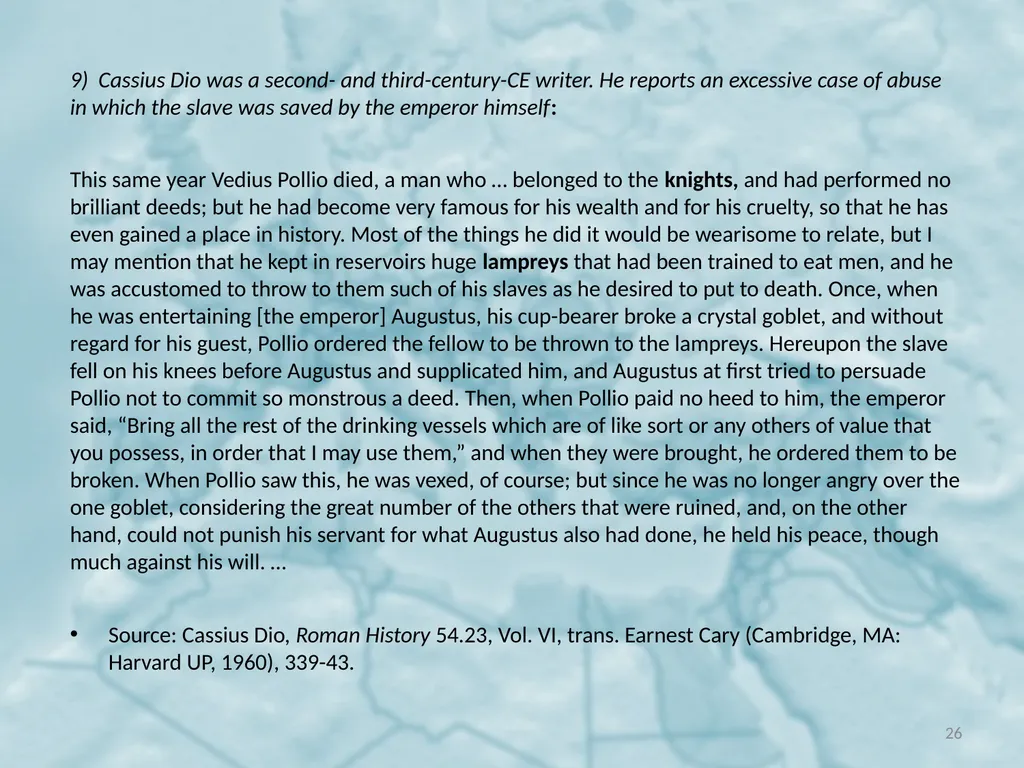 Social Hierarchy in the Roman Empire Emperors, - slide 26 of 31