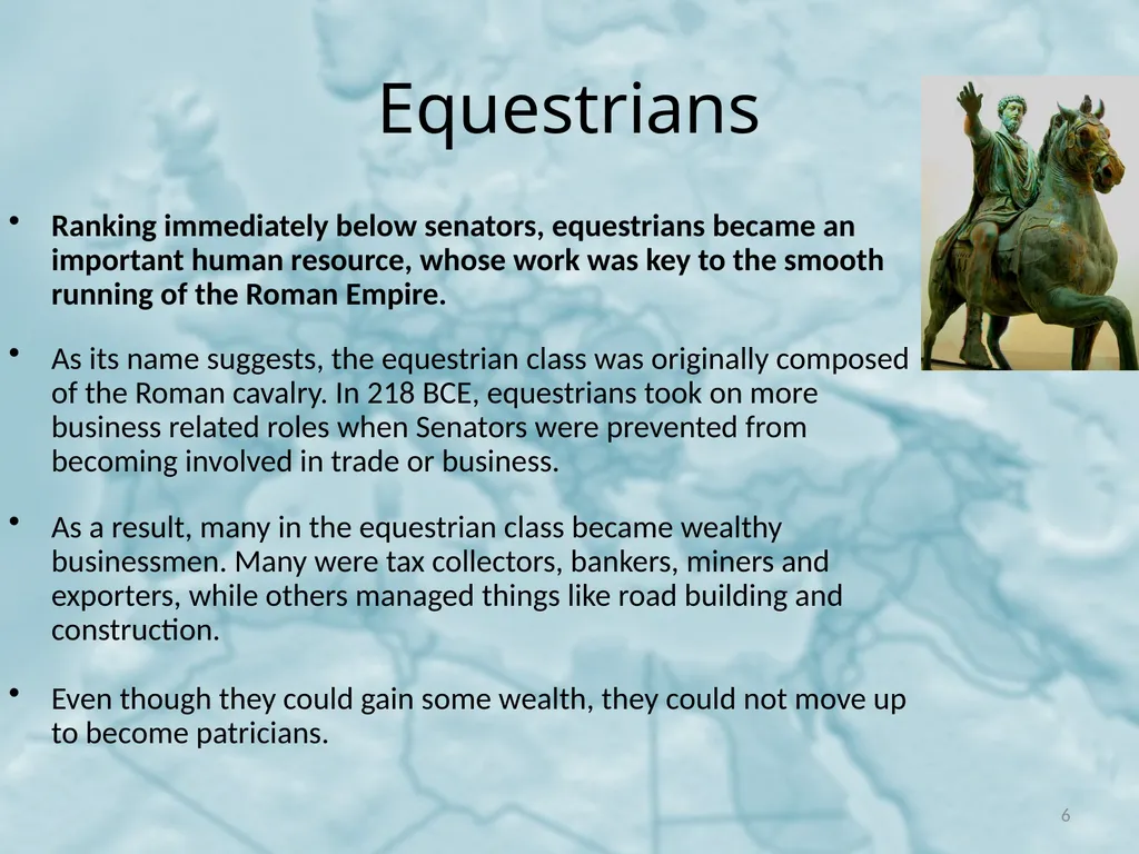 Social Hierarchy in the Roman Empire Emperors, - slide 6 of 31