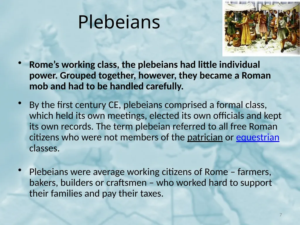 Social Hierarchy in the Roman Empire Emperors, - slide 7 of 31