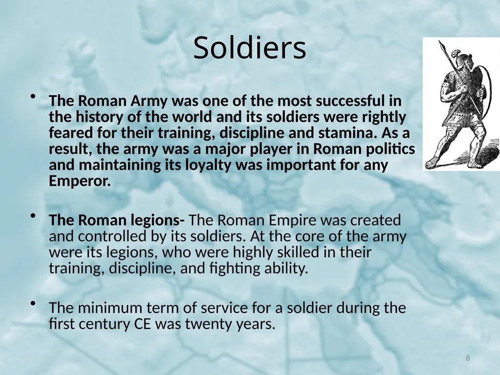 Social Hierarchy in the Roman Empire Emperors, - slide 8 of 31