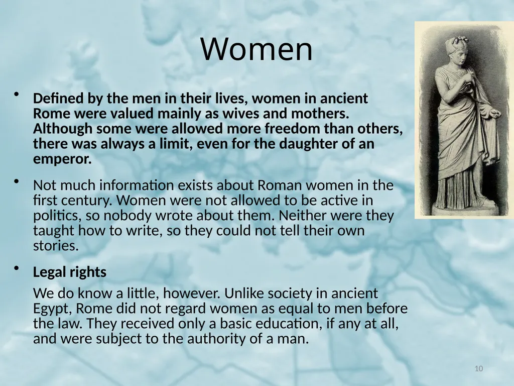 Social Hierarchy in the Roman Empire Emperors, - slide 10 of 31