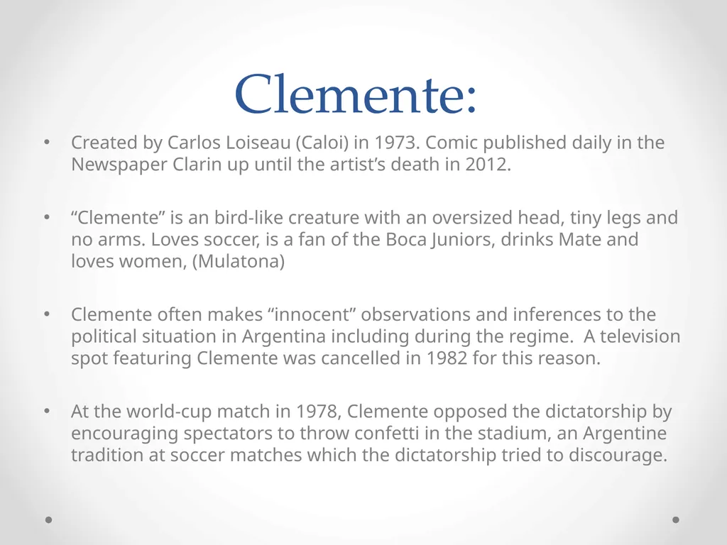 Comics in Argentina Historietas e historia - slide 10 of 16