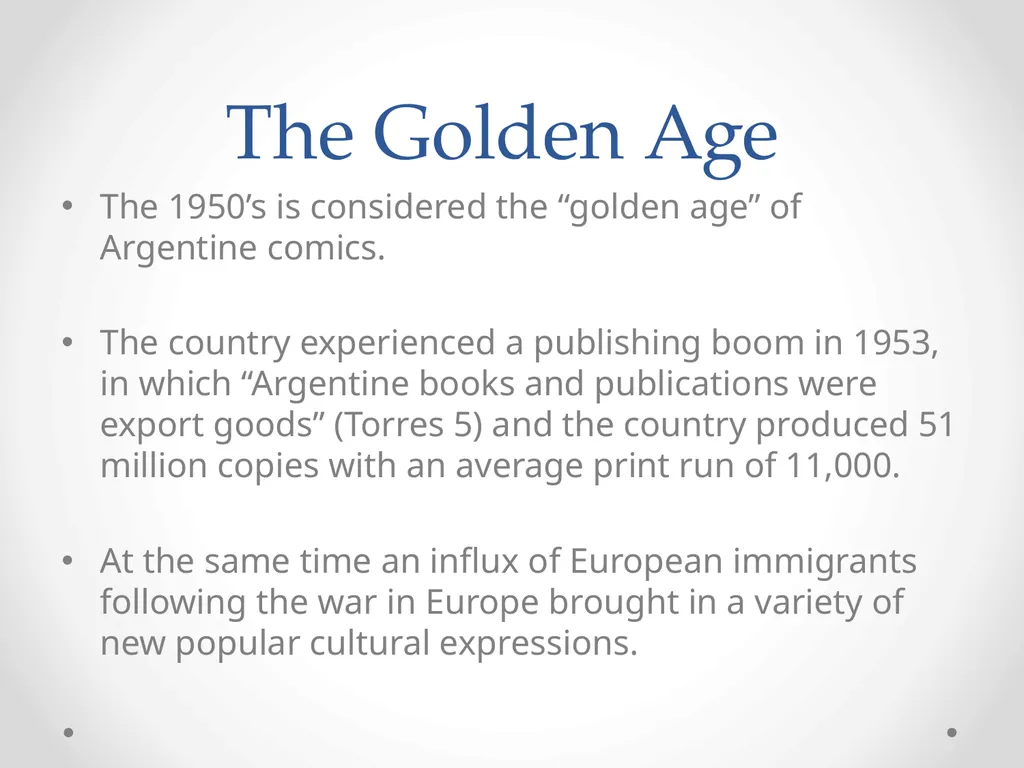 Comics in Argentina Historietas e historia - slide 4 of 16