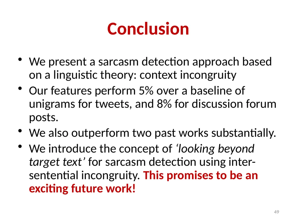 Applications of Text Analytics: Drunk-texting and - slide 49 of 49