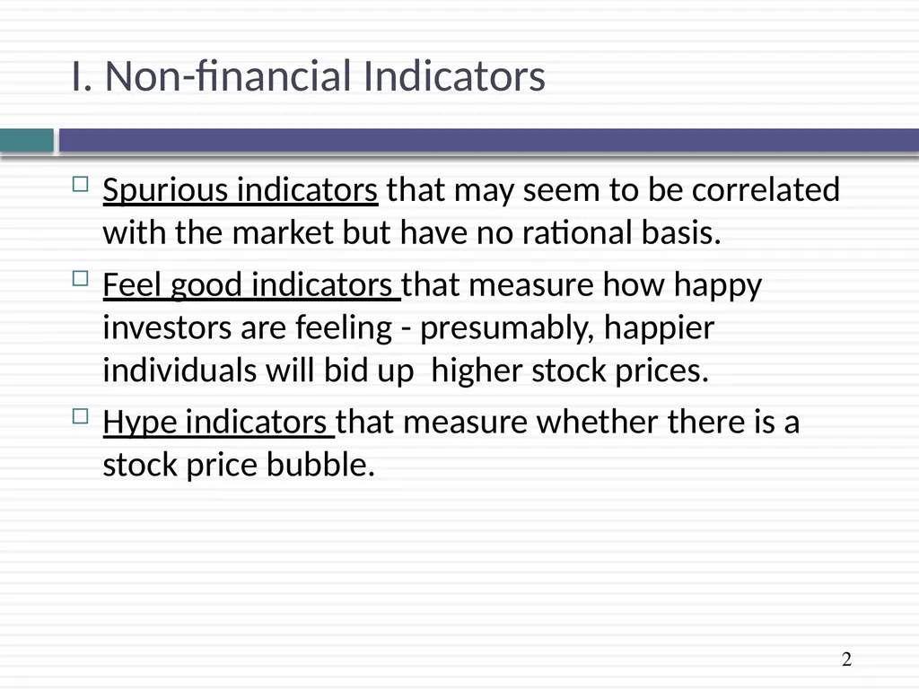 Market Timing Approaches: Non-financial & - slide 2 of 12