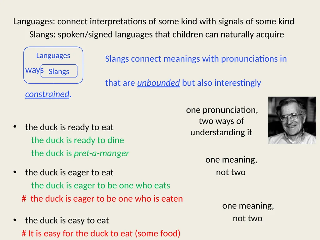 Fostering Liars Paul M. Pietroski Rutgers - slide 3 of 44