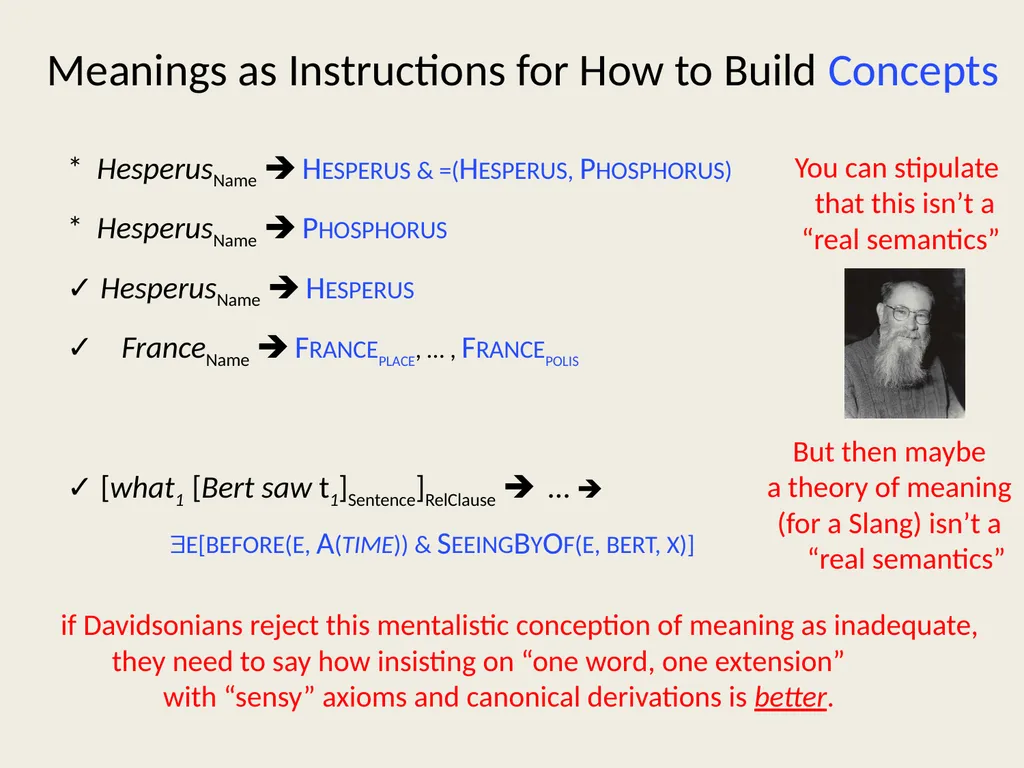 Fostering Liars Paul M. Pietroski Rutgers - slide 22 of 44