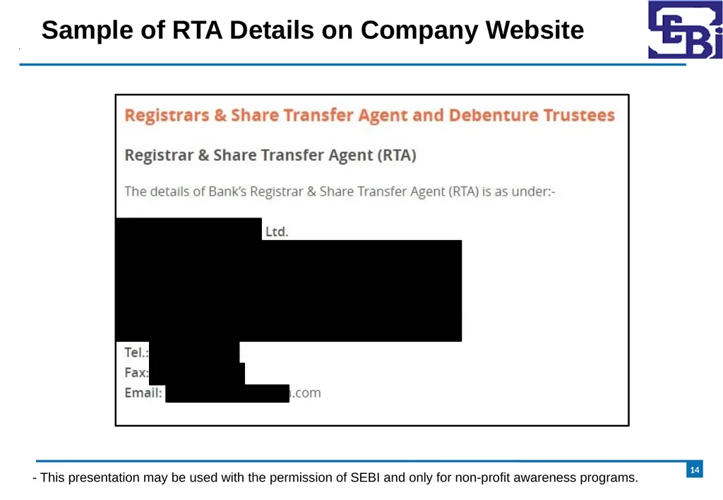 Corporate Actions [Bonus, Stock Split and - slide 14 of 16