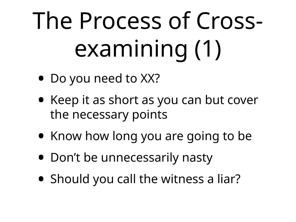 Employment Tribunal Advocacy Presented by John - slide 10 of 17