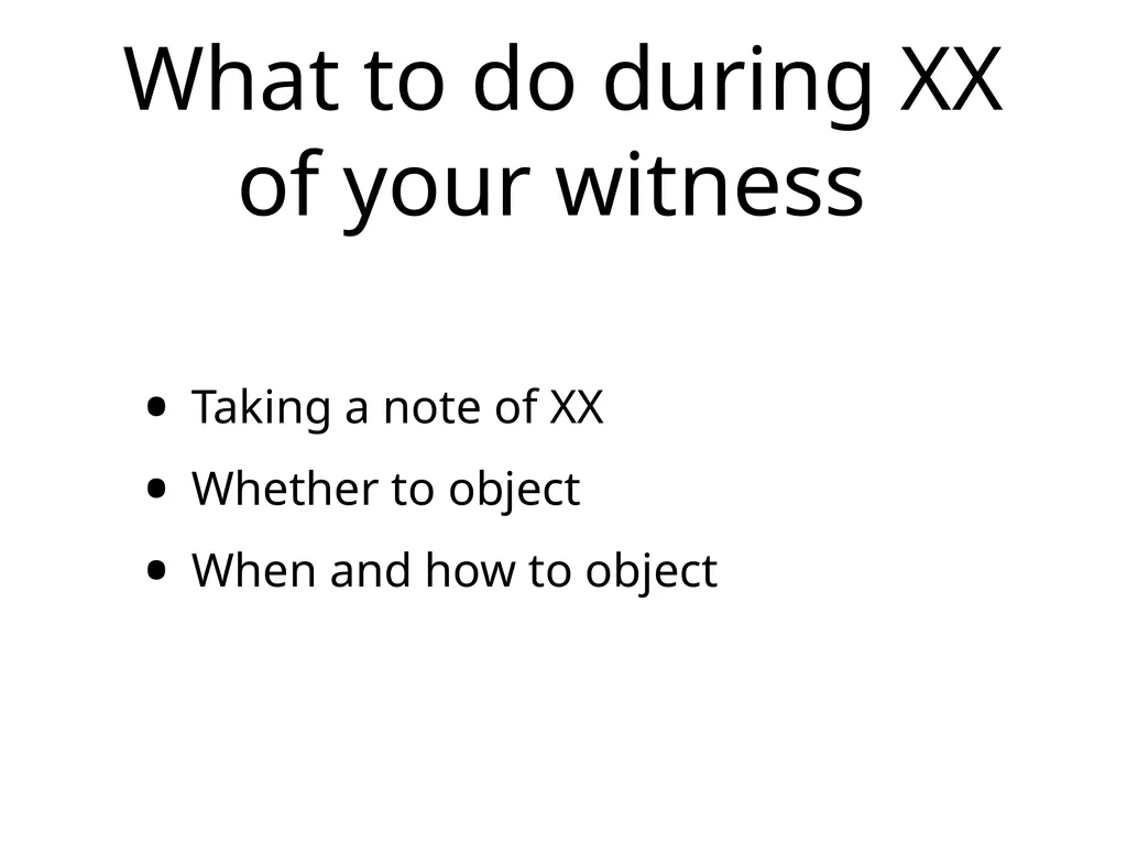 Employment Tribunal Advocacy Presented by John - slide 9 of 17