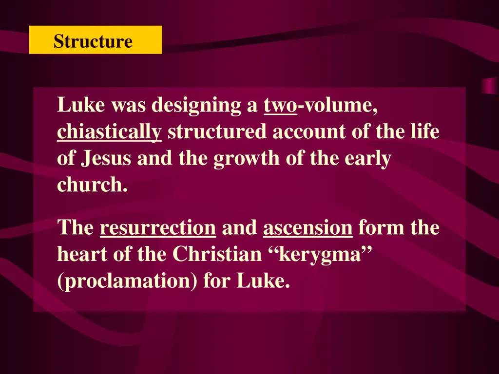 Luke Adapted from a 2006 Class Presentation by - slide 8 of 25