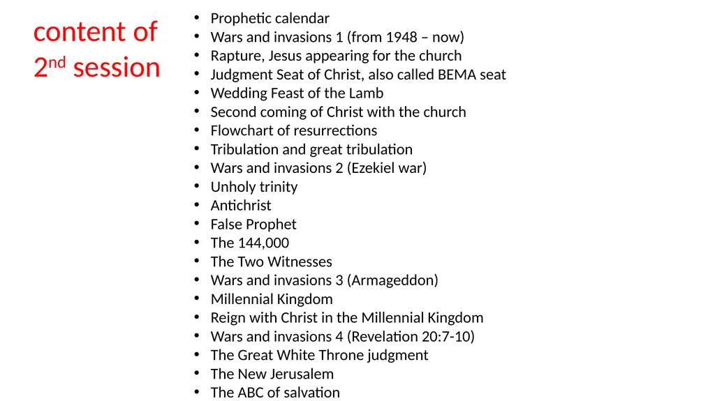 1st session End-times text document interactive - slide 4 of 53