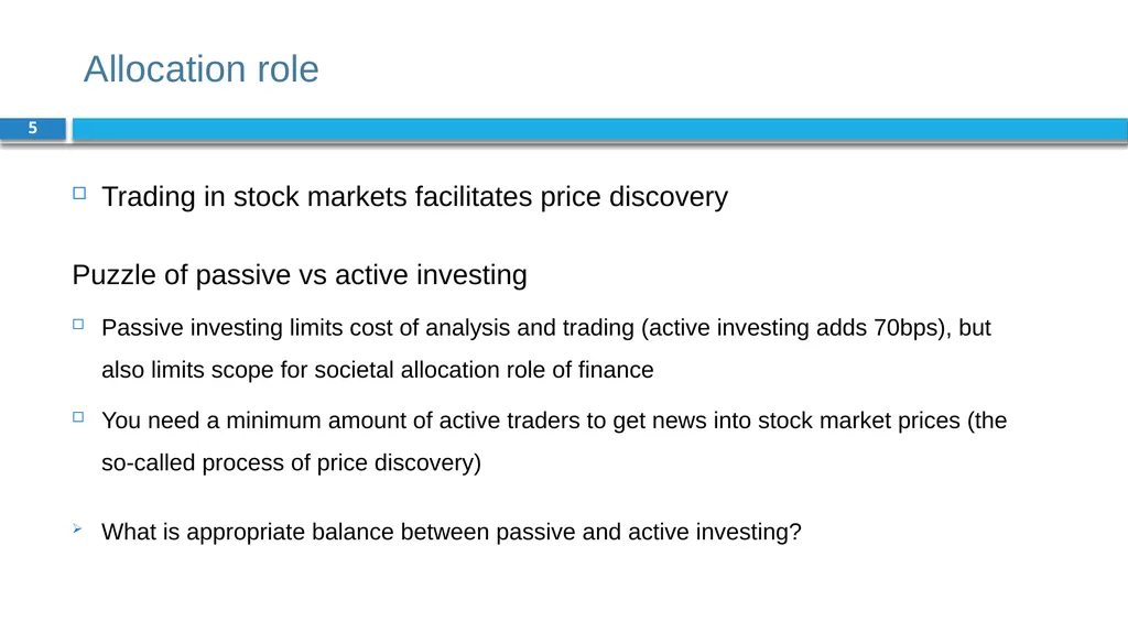Corporate Finance for Long-Term Value Chapter 9: - slide 5 of 31