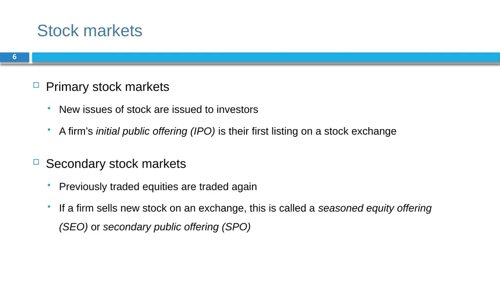 Corporate Finance for Long-Term Value Chapter 9: - slide 6 of 31
