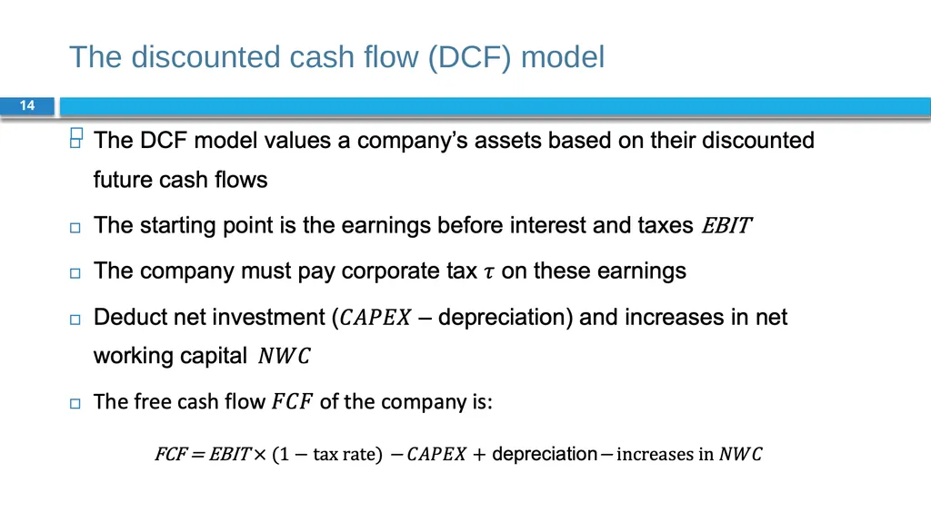 Corporate Finance for Long-Term Value Chapter 9: - slide 14 of 31