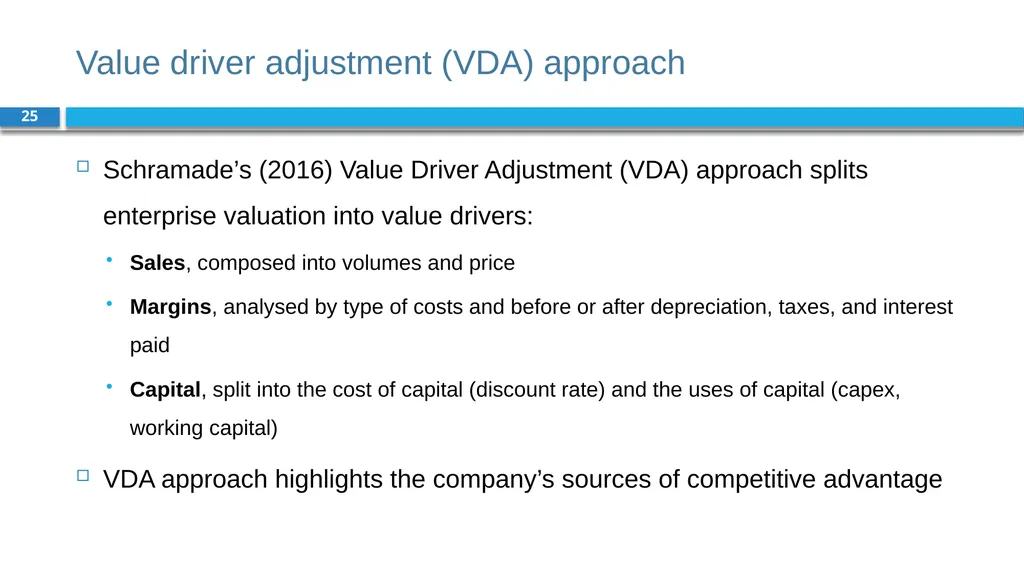 Corporate Finance for Long-Term Value Chapter 9: - slide 25 of 31
