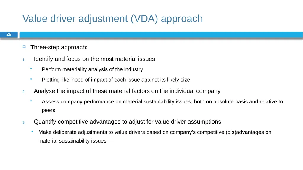 Corporate Finance for Long-Term Value Chapter 9: - slide 26 of 31