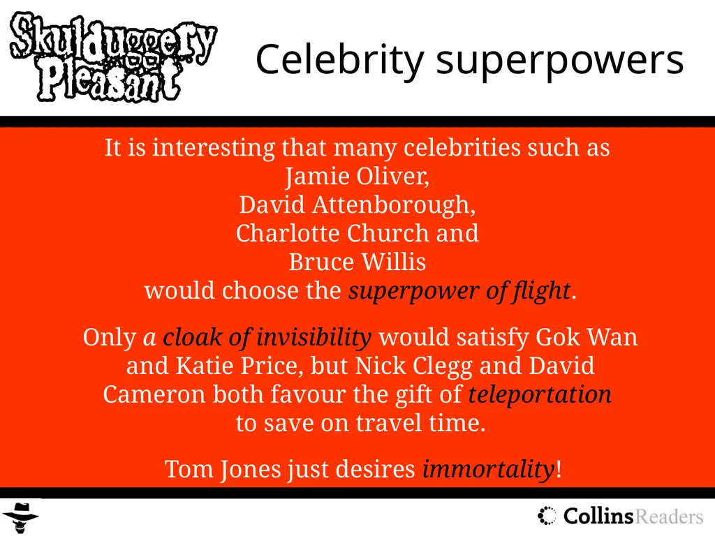 Superpowers in Skulduggery Pleasant In Skulduggery - slide 4 of 10