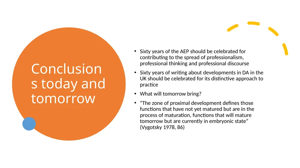 Celebrating 60 years of learning ability and - slide 21 of 22