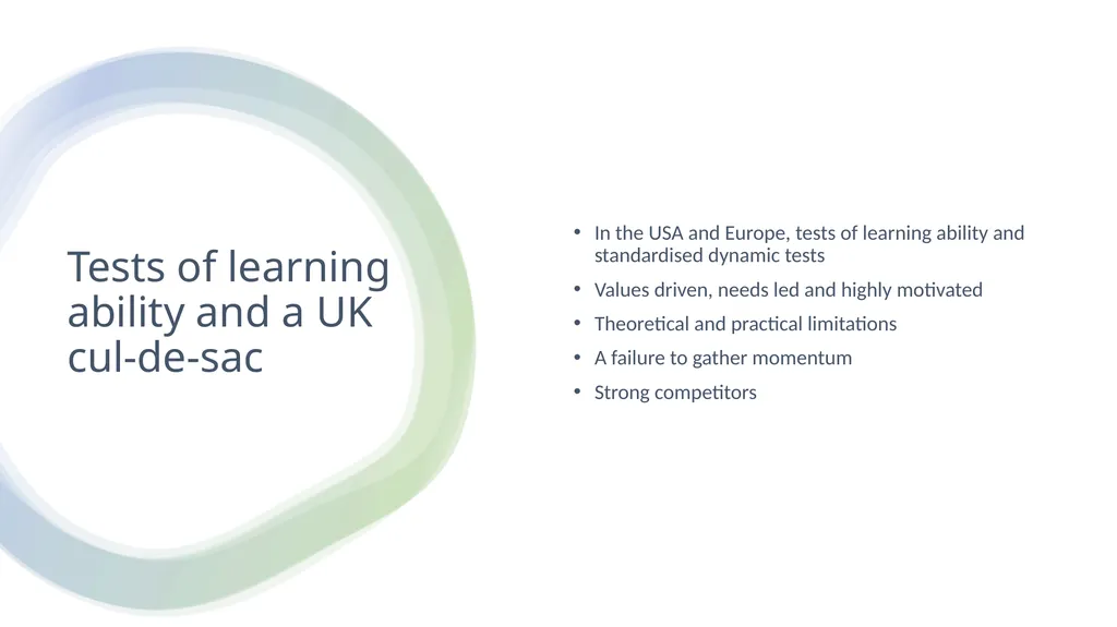 Celebrating 60 years of learning ability and - slide 13 of 22