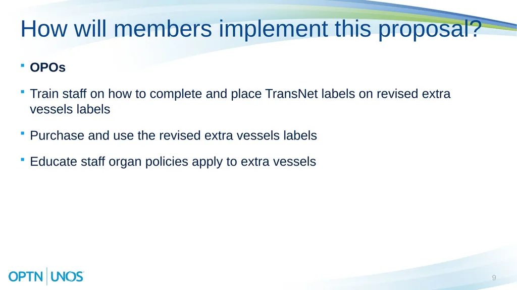 Operations and Safety Committee Update 1 Spring - slide 9 of 17
