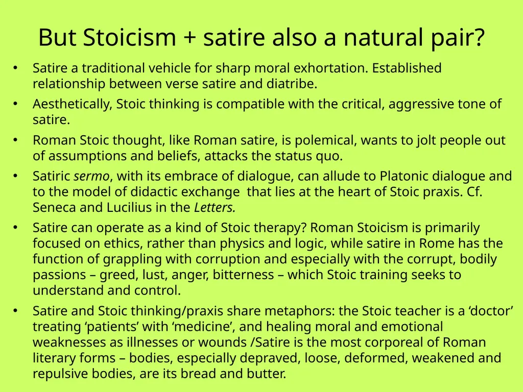 The Vulnerable Body Stuffed bellies and bad taste: - slide 9 of 13