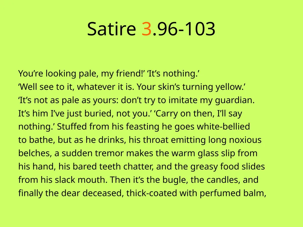 The Vulnerable Body Stuffed bellies and bad taste: - slide 11 of 13