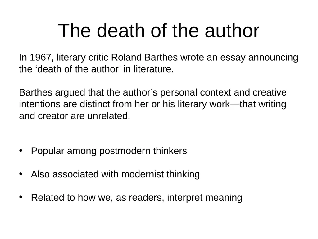 Hag-Seed The death of the author “Team Gonzalo - slide 2 of 7