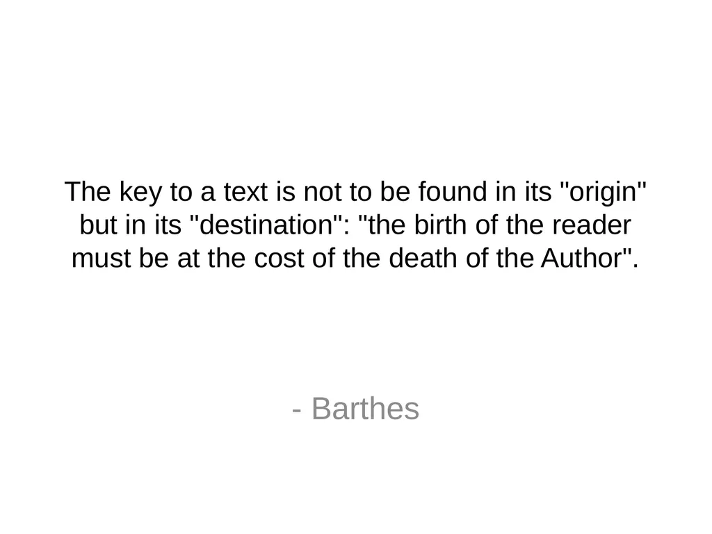 Hag-Seed The death of the author “Team Gonzalo - slide 6 of 7
