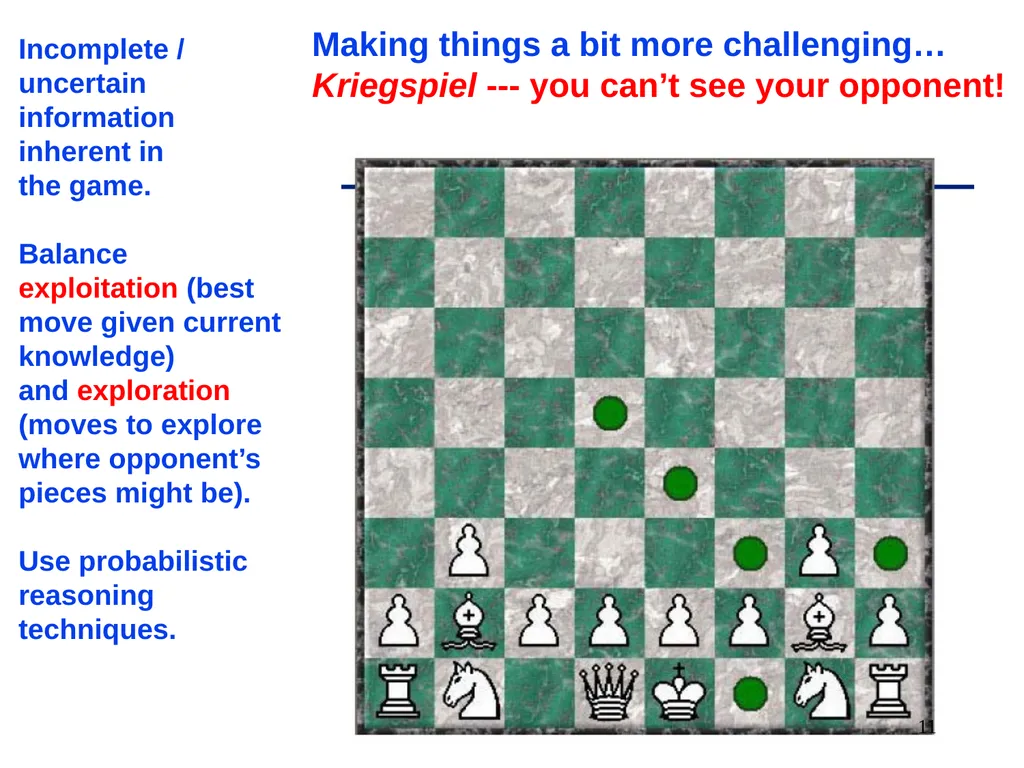 CS 4700: Foundations of Artificial Intelligence - slide 11 of 35