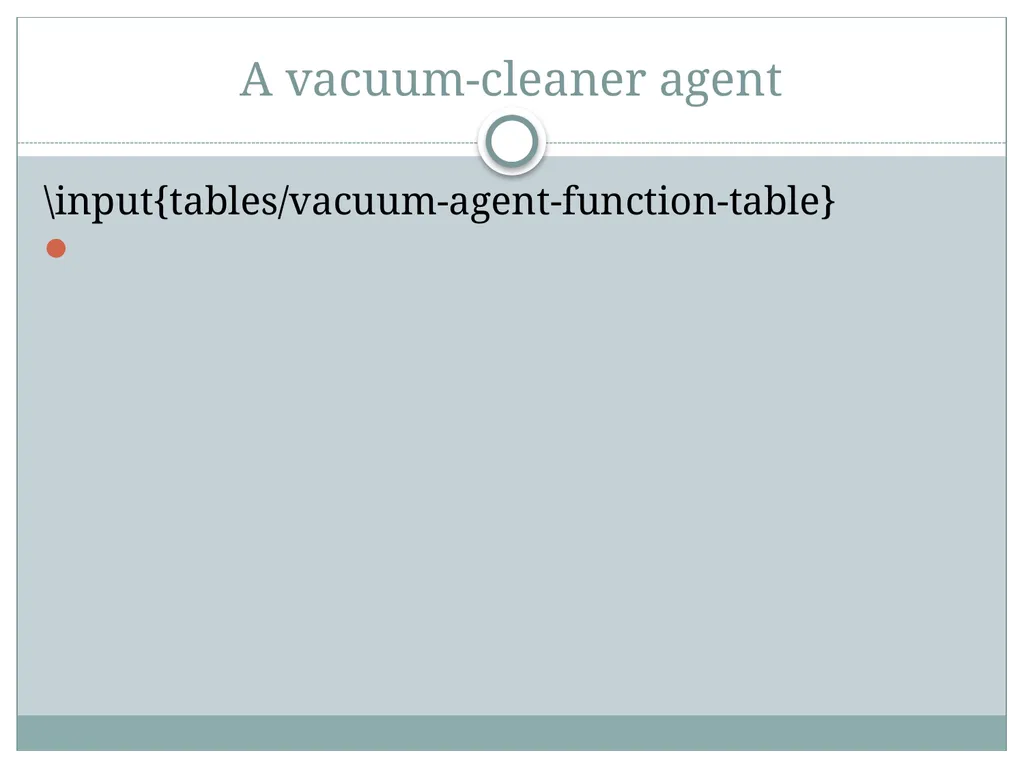 Chapter 2 Intelligent Agents Outline Agents and - slide 6 of 28