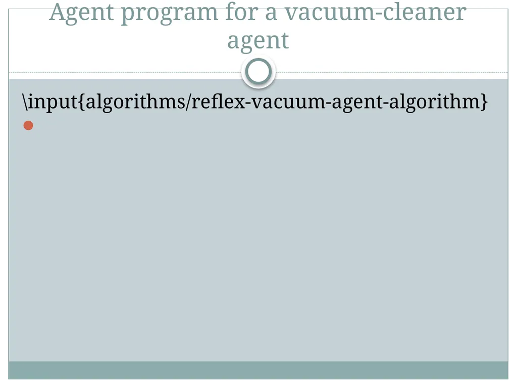 Chapter 2 Intelligent Agents Outline Agents and - slide 20 of 28