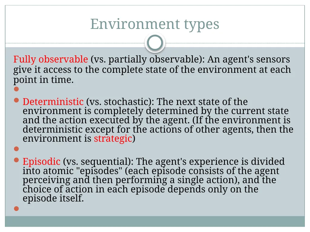 Chapter 2 Intelligent Agents Outline Agents and - slide 15 of 28