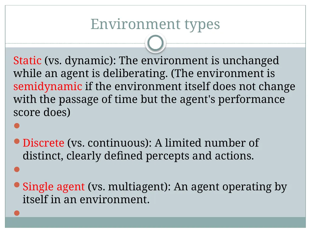 Chapter 2 Intelligent Agents Outline Agents and - slide 16 of 28