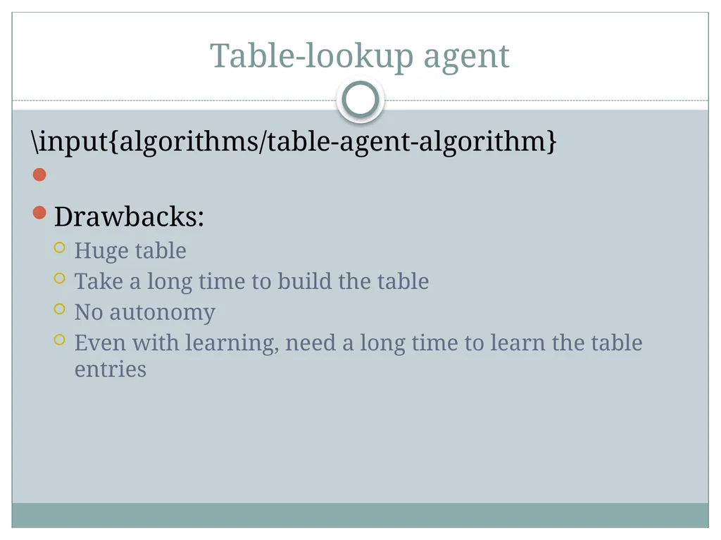 Chapter 2 Intelligent Agents Outline Agents and - slide 19 of 28