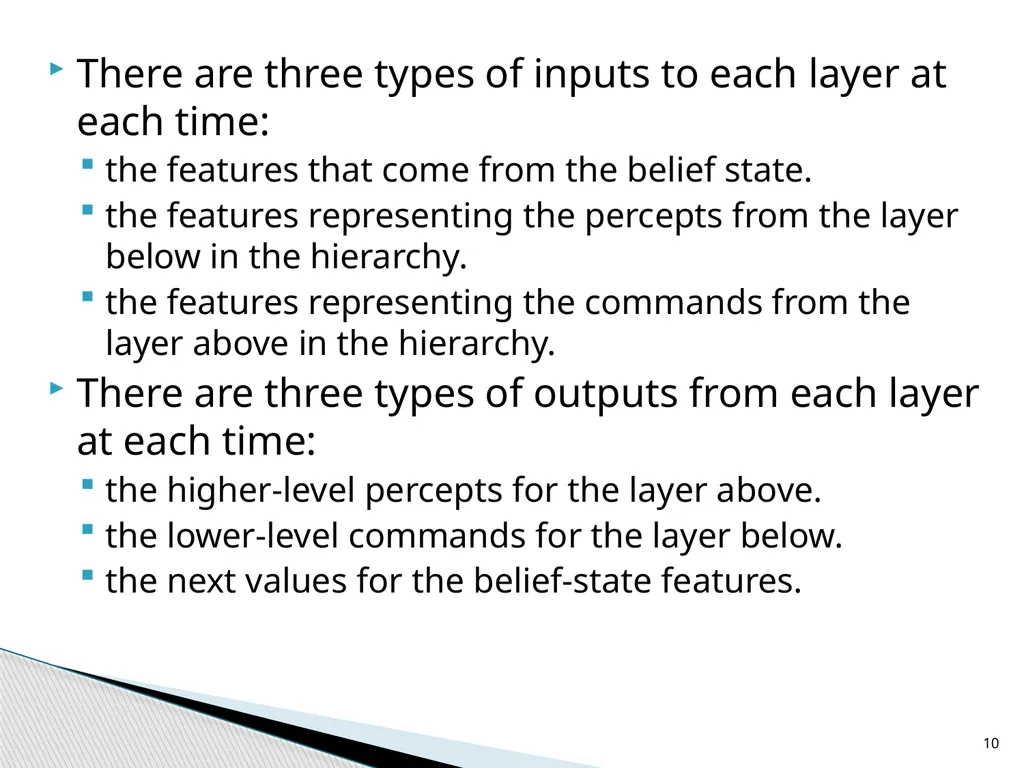 Agent Architectures and Hierarchical Control - slide 10 of 24