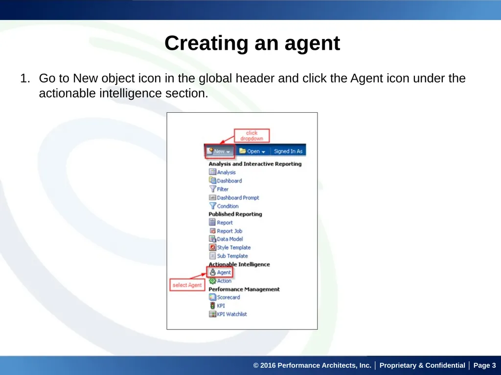 Agents in OBIEE September 22, 2016 © 2016 - slide 3 of 27