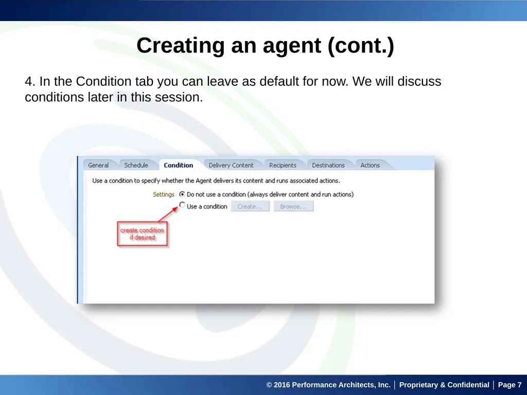 Agents in OBIEE September 22, 2016 © 2016 - slide 7 of 27