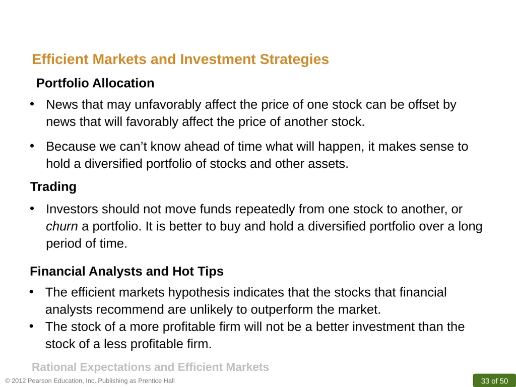 R. GLENN HUBBARD ANTHONY PATRICK O’BRIEN Money, - slide 33 of 50