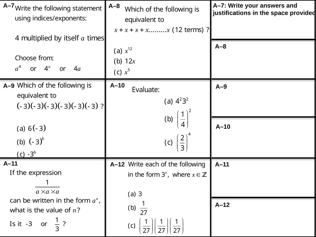 A–1 A–2 A–3 A–5 A–6 A–4 A–7 A–8 A–9 A–11 - slide 2 of 6