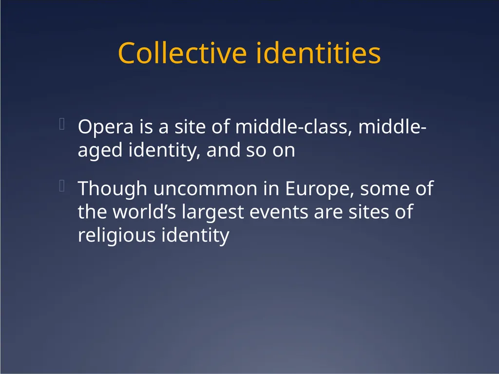 Sport, nationalism and identity Cultural Identity - slide 10 of 31