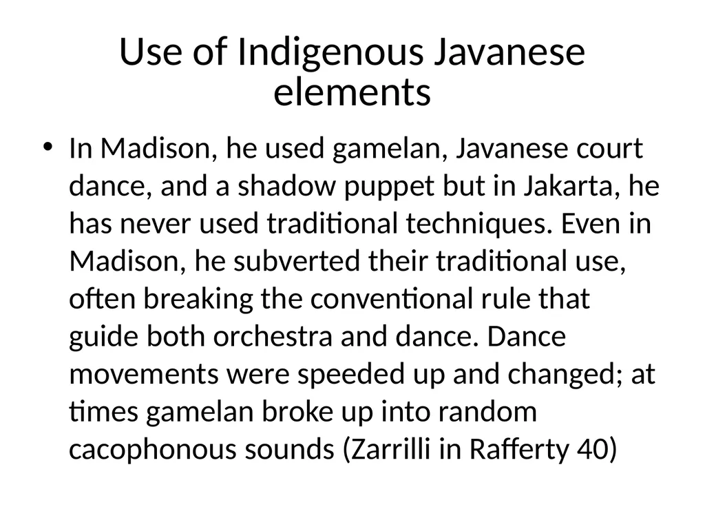 Modern Indonesian Drama Beyond Bali Good News! - slide 20 of 22