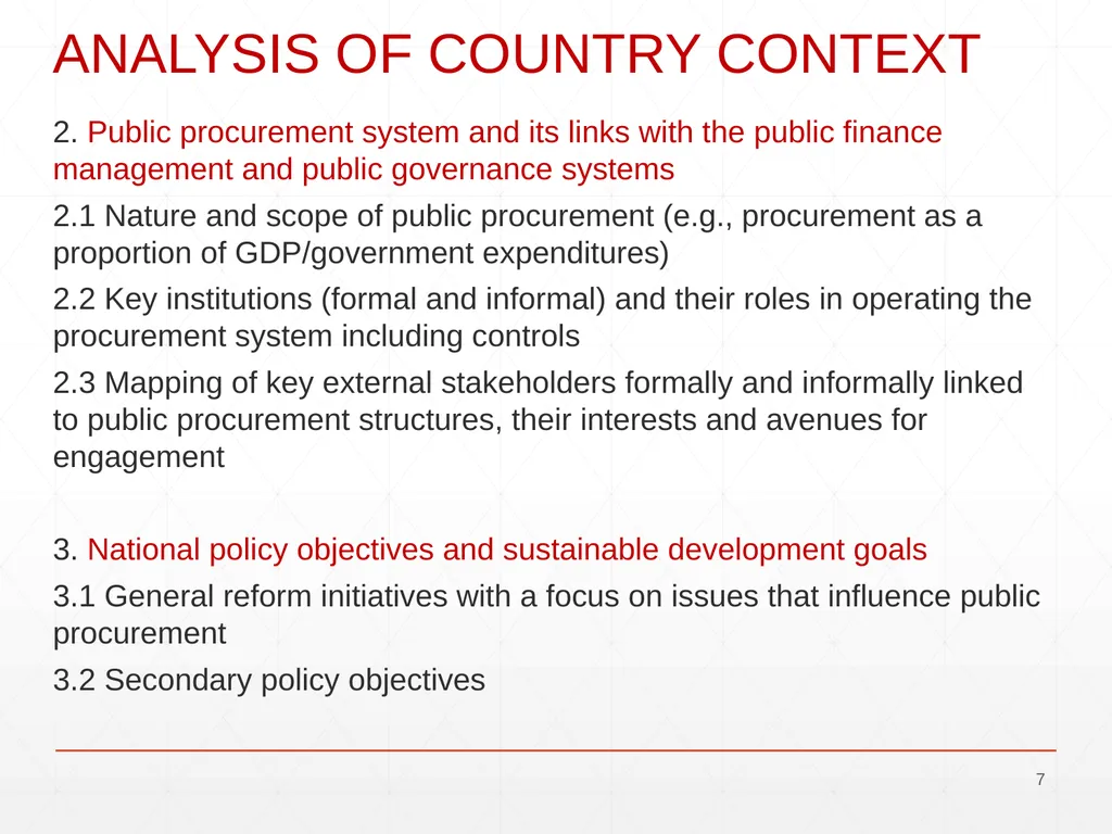 OECD - MAPS Methodology for Assessment of - slide 7 of 17